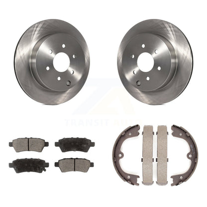 Kit de chaussures de stationnement avec plaquettes en céramique, Rotors à disque arrière, pour Nissan Pathfinder 2005 – 2012