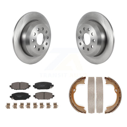 Kit de plaquettes en céramique et de chaussures de stationnement pour rotors de disque arrière, pour Jeep Wrangler Sport 18-20