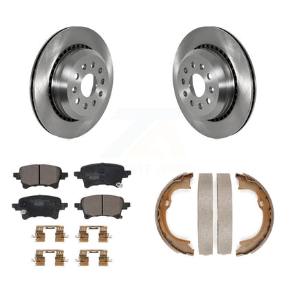 Kit de plaquettes en céramique et de chaussures de stationnement pour Rotors à disque arrière, pour Jeep Wrangler Gladiator