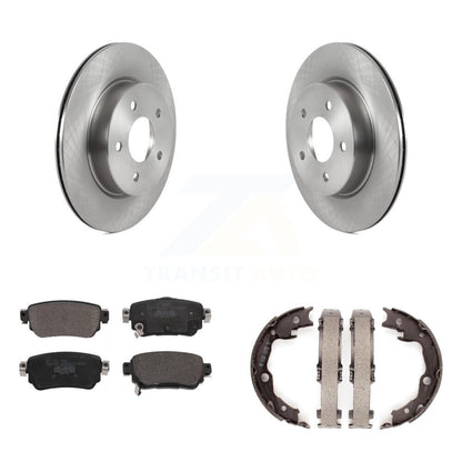 Kit de plaquettes en céramique et de patins de frein de stationnement, Rotors à disque arrière, pour Nissan LEAF