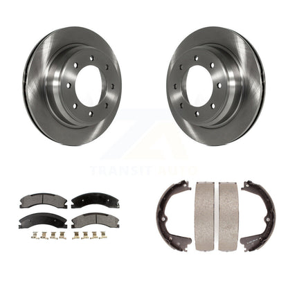 Kit de chaussures de stationnement avec plaquettes en céramique, Rotors à disque arrière, pour Nissan NV2500 NV3500 NV1500