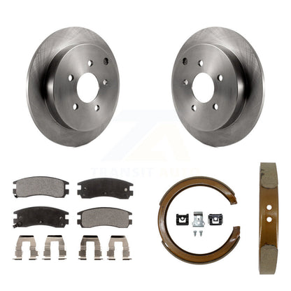 Kit de plaquettes en céramique et de chaussures de stationnement pour Rotors à disque arrière, pour Buick rendez-vous Pontia