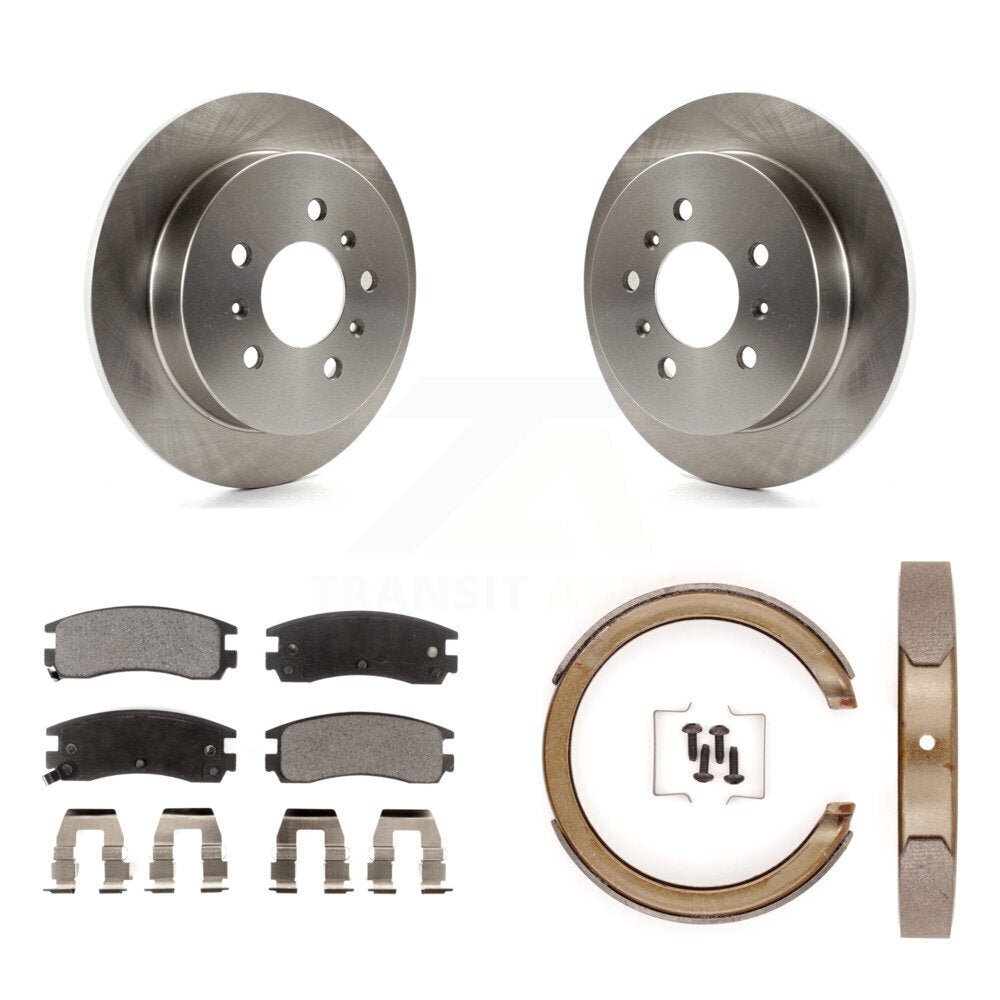 Kit de chaussures de stationnement avec plaquettes en céramique, Rotors à disque arrière, pour Chevrolet Impala Pontiac Am