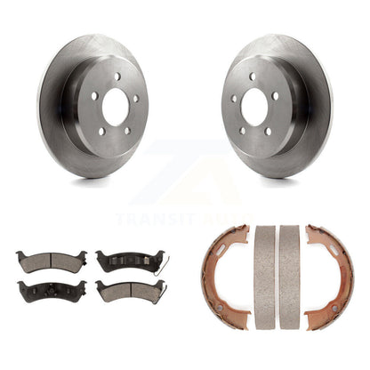 Kit de plaquettes en céramique et de freins de stationnement, Rotors à disque arrière, pour Ford Explorer Sport