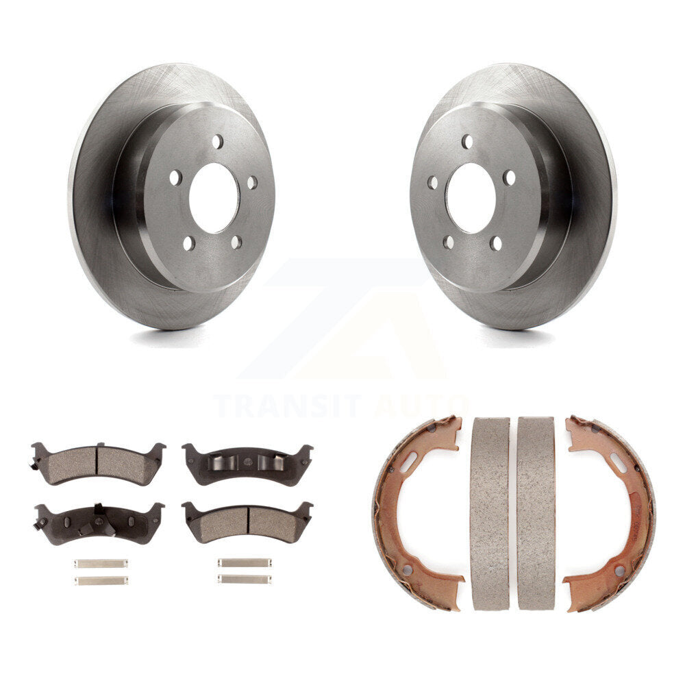 Kit de plaquettes en céramique et de chaussures de stationnement, Rotors à disque arrière, pour Ford Ranger Explorer Spor