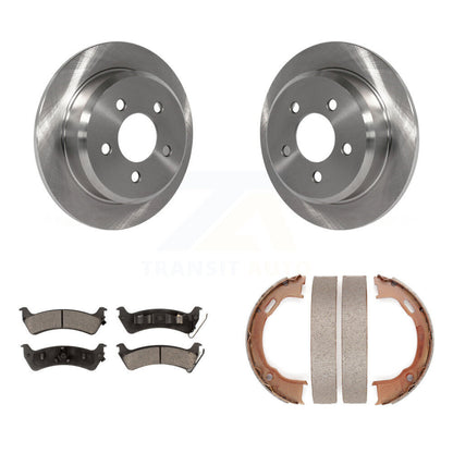 Kit de plaquettes en céramique et de freins de stationnement, Rotors à disque arrière, pour Jeep Grand Cherokee