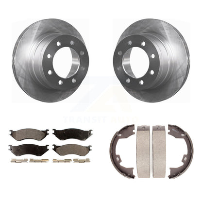 Kit de plaquettes en céramique et de chaussures de stationnement pour Rotors à disque arrière, pour Dodge Ram 1500 3500 250
