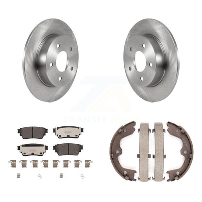 Kit de plaquettes en céramique et de patins de frein de stationnement, Rotors à disque arrière, pour Nissan Altima