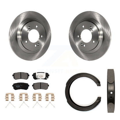 Kit de plaquettes en céramique et de patins de frein de stationnement, Rotors à disque arrière, pour Kia Optima