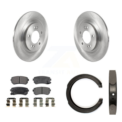Kit de plaquettes en céramique et de freins de stationnement, Rotors à disque arrière, pour Kia Cadenza