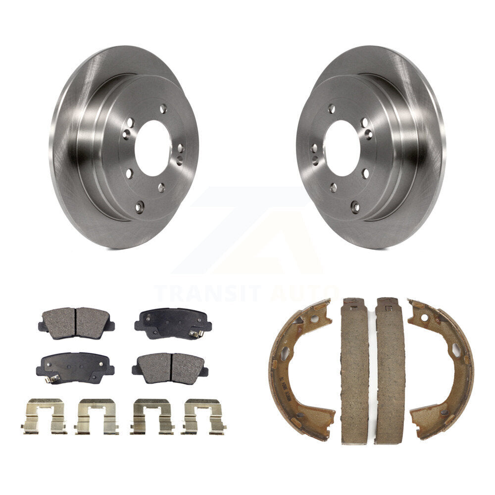 Kit de chaussures de stationnement avec plaquettes en céramique, Rotors à disque arrière, pour 10 Hyundai Azera à 07 06 0
