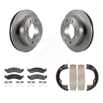 Kit de plaquettes en céramique et de chaussures de stationnement, Rotors à disque arrière, pour GMC Chevrolet Savana 2500