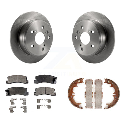 Kit de plaquettes en céramique et de chaussures de stationnement, Rotors à disque arrière, pour Toyota Camry Solara Lexus