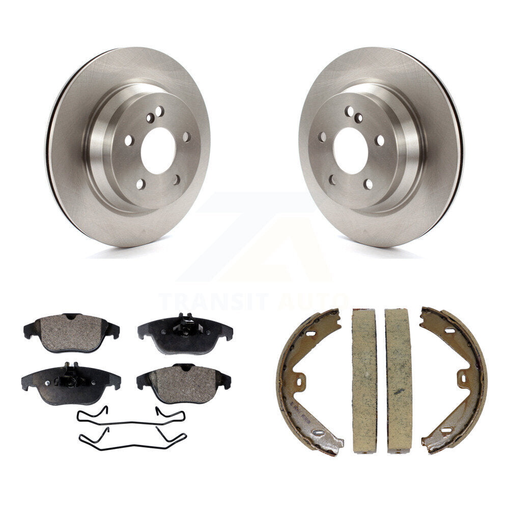 Kit de chaussures de stationnement avec plaquettes en céramique, Rotors à disque arrière, pour Mercedes-Benz GLK350 GLK250