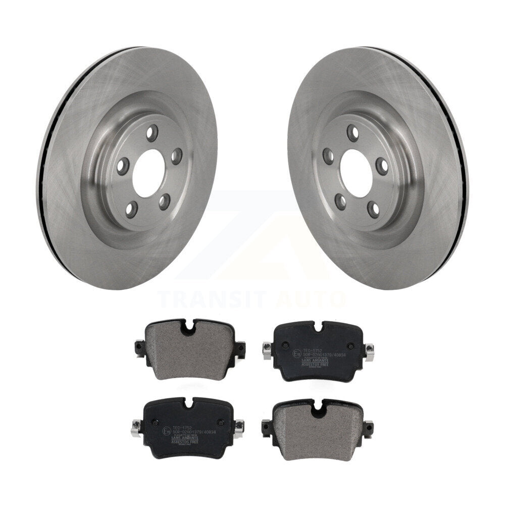 Kit de disques de frein à disque arrière et plaquettes en céramique pour Jaguar F-Type XJ K8T-105765