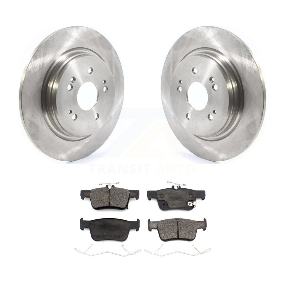 Kit de rotors de frein à disque arrière et de plaquettes en céramique pour Acura RDX 2022-2024 K8T-105772