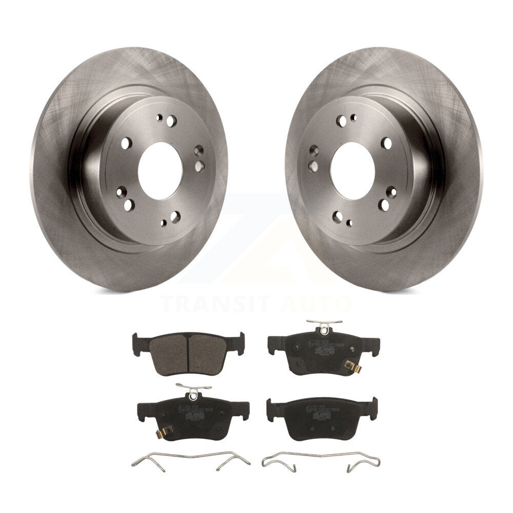 Kit de disques de frein à disque arrière et de plaquettes en céramique pour Honda Accord 2023 – 2024