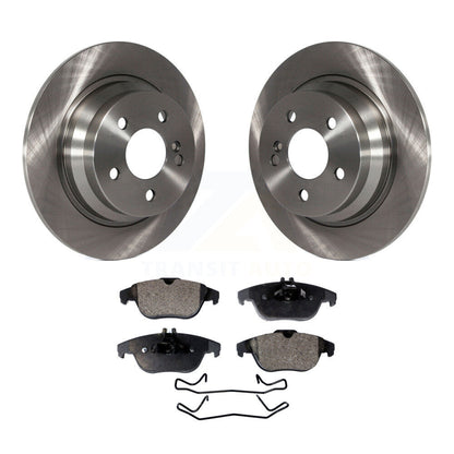 Kit de rotor de frein arrière et de plaquettes en céramique pour Mercedes-Benz E350 Coupé avec solide