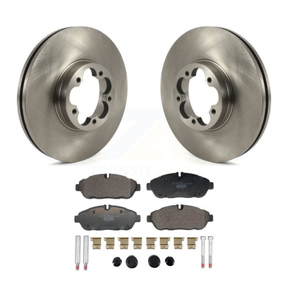 Kit de disques de frein à disque avant et de plaquettes en céramique pour Ford Transit-350 HD AWD 2023