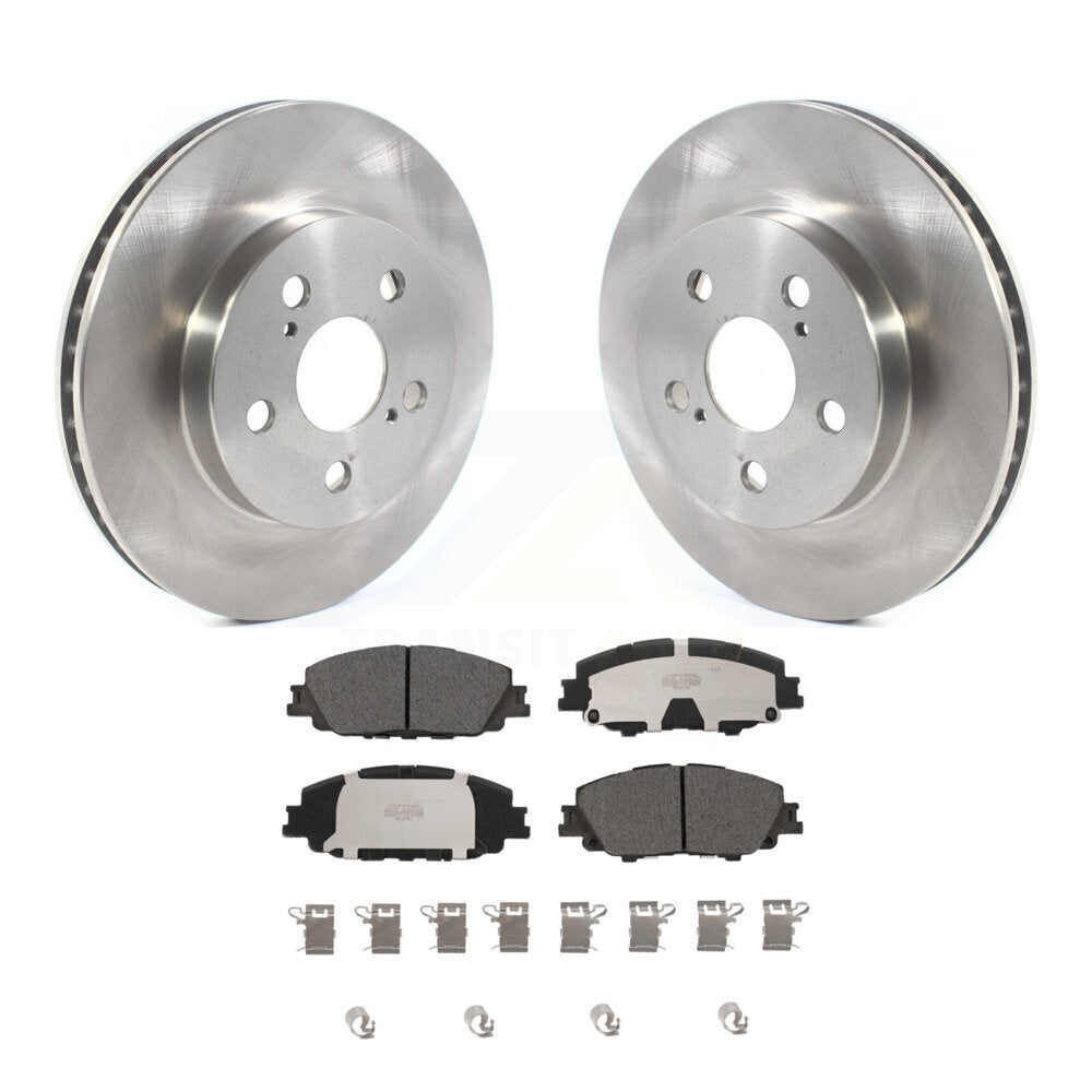 Kit de disques de frein à disque avant et plaquettes en céramique pour Toyota Corolla K8T-105782