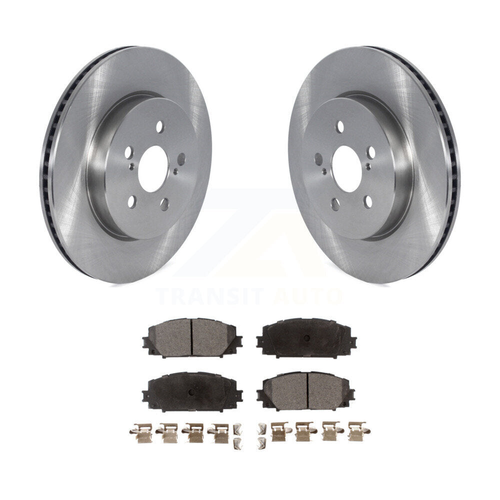 Kit de rotors de frein à disque avant et plaquettes en céramique pour Toyota Corolla Prius Prime