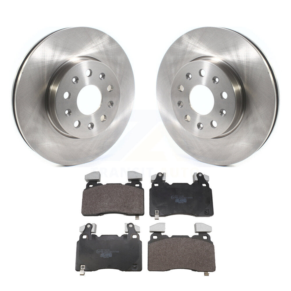 Kit de rotors de frein à disque avant et plaquettes en céramique pour Cadillac CTS Chevrolet Camaro