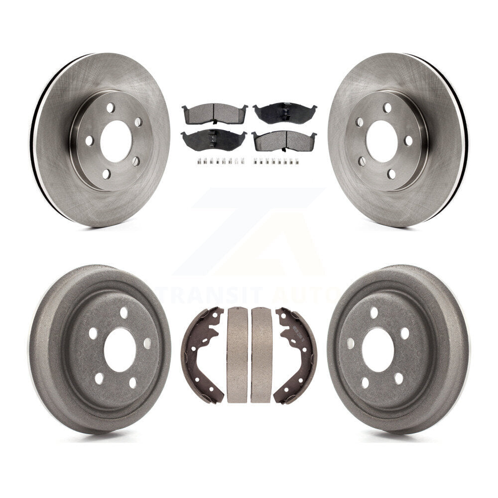 Kit de tambour de tampon en céramique de Rotors de frein avant et arrière pour Neon Dodge Chrysler Plymouth S