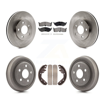Kit de tambour de tampon en céramique de Rotors de frein avant et arrière pour Neon Dodge Chrysler Plymouth S