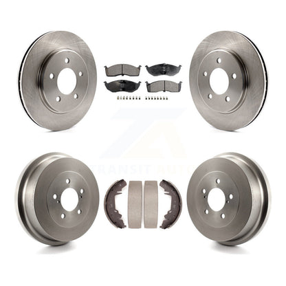 Kit de plaquettes et de tambour en céramique, Rotor de frein avant et arrière, pour Dodge caravane Grand Plymouth