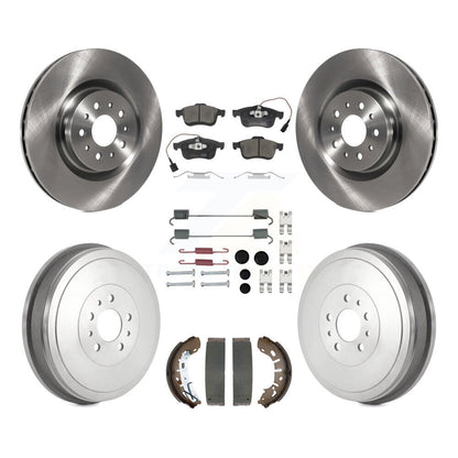 Kit de plaquettes et de tambour en céramique pour Rotor de frein avant et arrière (7 pièces) pour Ram ProMaster Cit 15-21