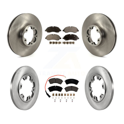 Kit de rotor de frein à disque avant et arrière et plaquettes en céramique pour Ford Transit-350 HD RW 2023