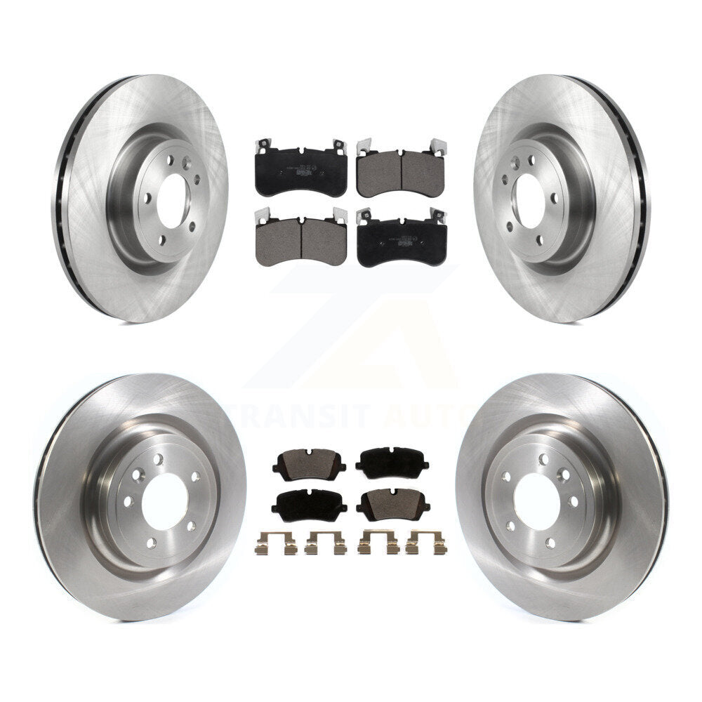 Kit de rotors de frein à disque avant et arrière et plaquettes en céramique pour Land Rover Discovery