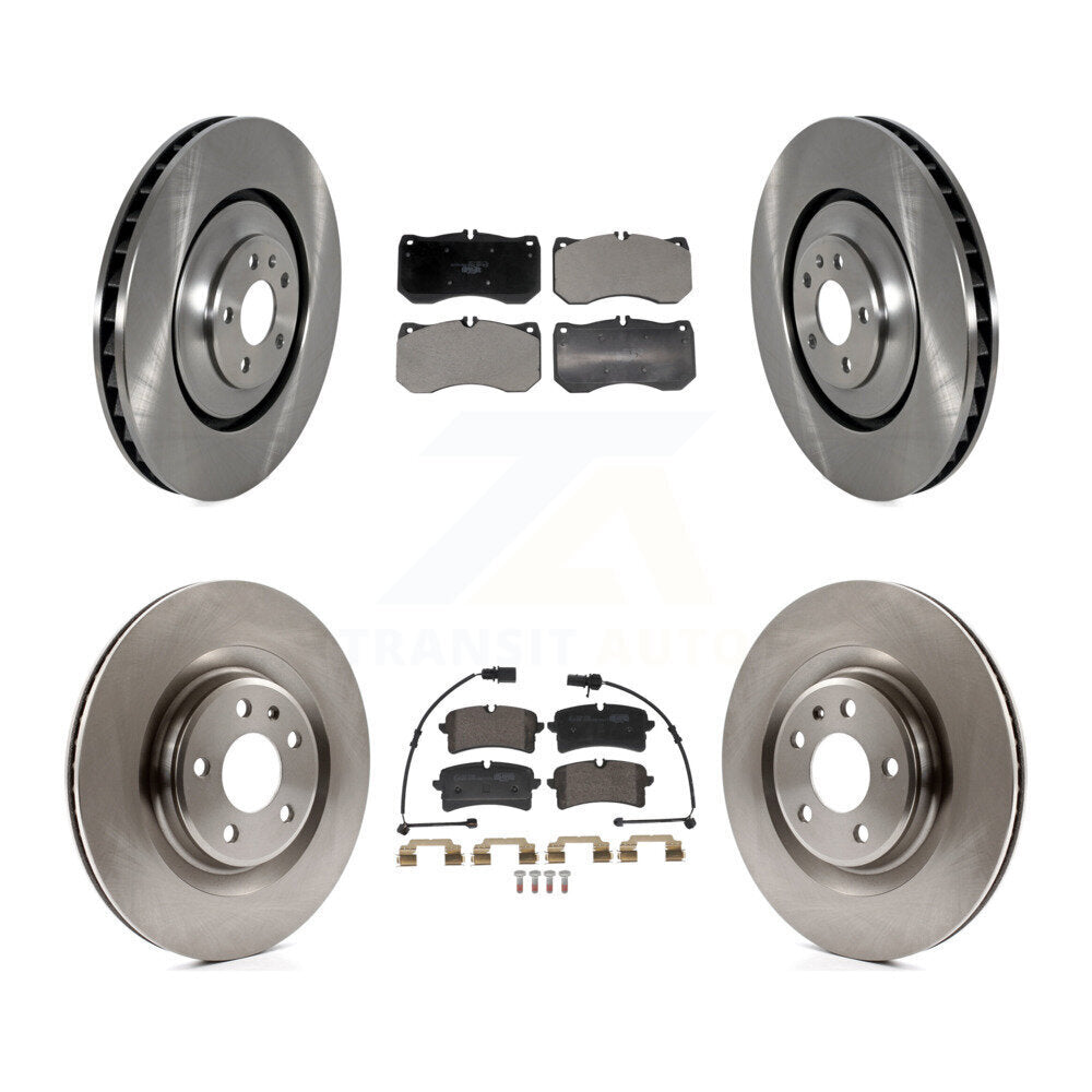 Kit de rotors de frein à disque avant et arrière et plaquettes en céramique pour Audi A7 Quattro K8T-10583