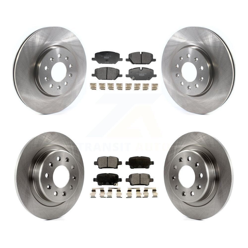 Rotors de frein à disque avant et arrière et kit de plaquettes en céramique pour Chevrolet Equinox 2020 2.0