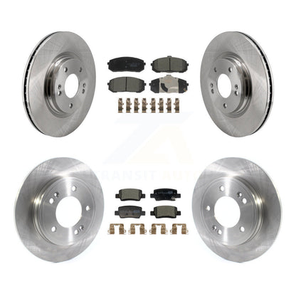 Kit de rotors de frein à disque avant et arrière et plaquettes en céramique pour Hyundai Elantra K8T-10583