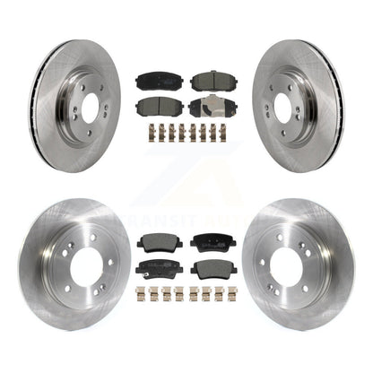 Kit de rotors de frein à disque avant et arrière et plaquettes en céramique pour Hyundai Elantra K8T-10583