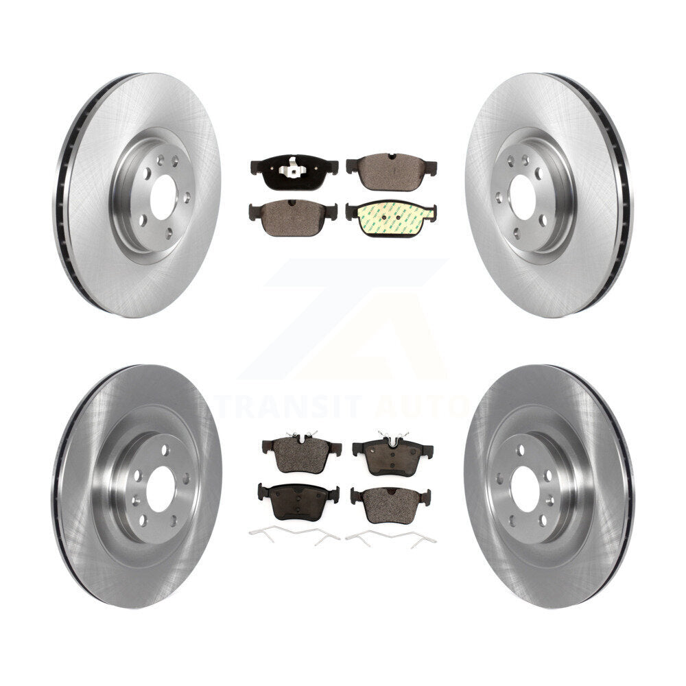 Kit de rotor de frein à disque avant et arrière et plaquettes en céramique pour recharge Volvo C40 2022 – 2024