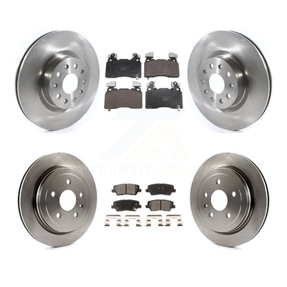 Kit de rotors de frein à disque avant et arrière et plaquettes en céramique pour Cadillac CTS K8T-105841