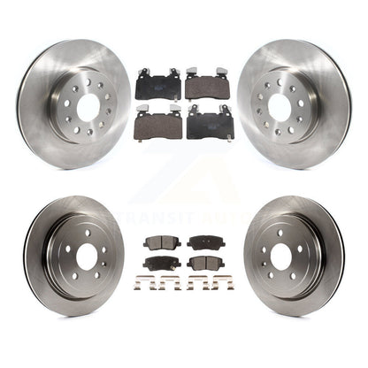Kit de rotors de frein à disque avant et arrière et plaquettes en céramique pour Cadillac CTS K8T-105842