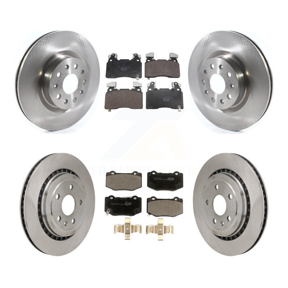 Kit de rotor de frein avant et arrière et plaquettes en céramique pour Chevrolet Camaro avec frein Brembo