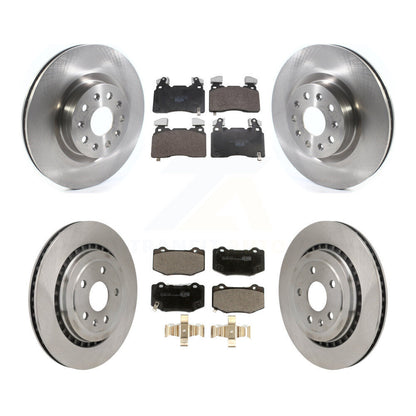 Kit de rotor de frein avant et arrière et plaquettes en céramique pour Chevrolet Camaro avec frein Brembo