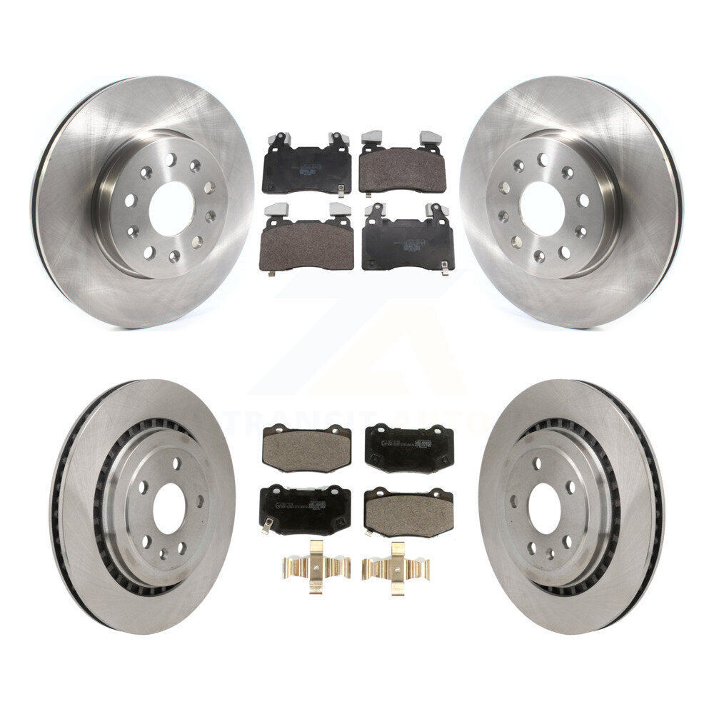 Kit de rotor de frein avant et arrière et plaquettes en céramique pour Chevrolet Camaro avec frein Brembo