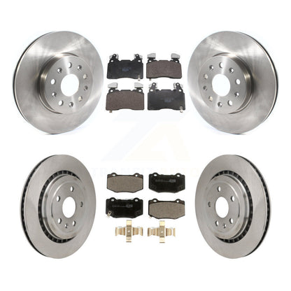 Kit de rotor de frein avant et arrière et plaquettes en céramique pour Chevrolet Camaro avec frein Brembo