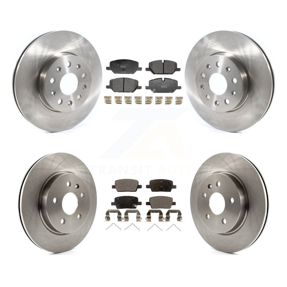 Kit de rotors de frein à disque avant et arrière et plaquettes en céramique pour Chevrolet Camaro LT 2021