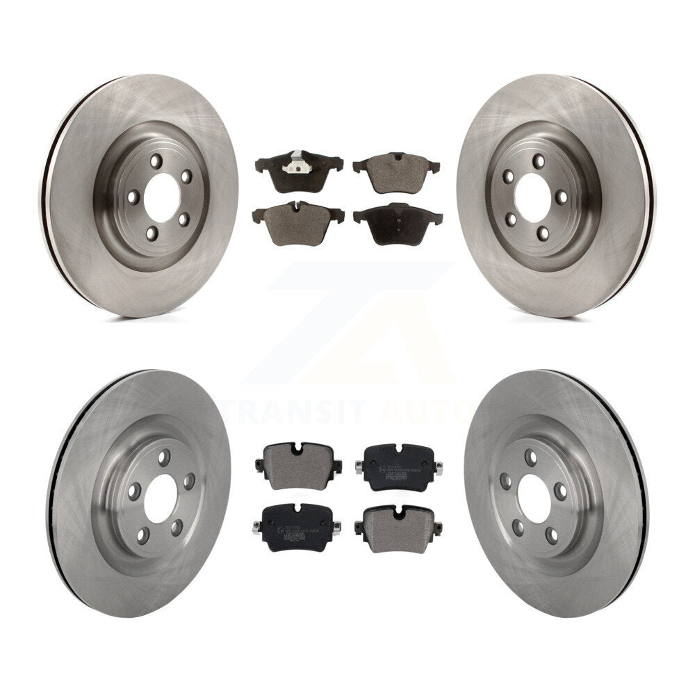 Kit de rotors de frein à disque avant et arrière et plaquettes en céramique pour Jaguar XJ K8T-105847