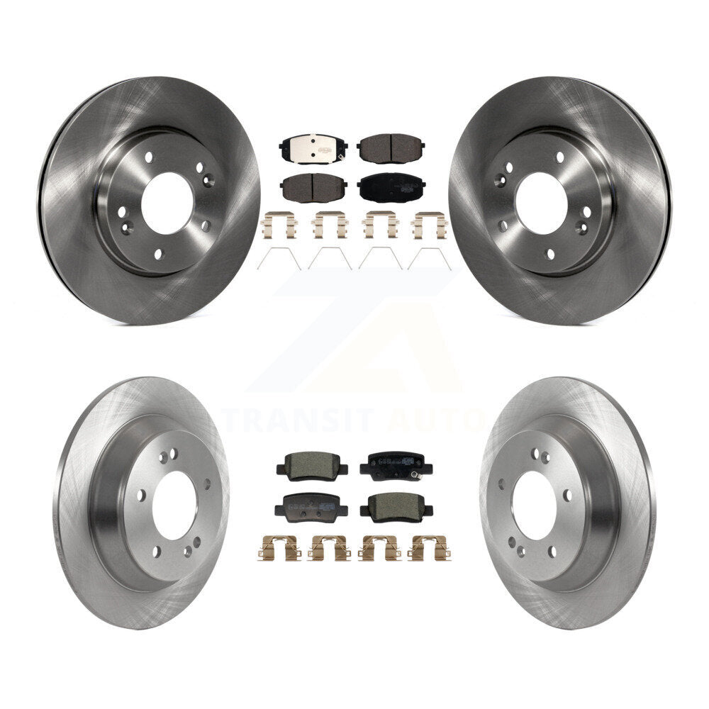 Kit de rotors de frein à disque avant et arrière et plaquettes en céramique pour Kia Seltos K8T-105852