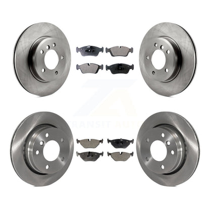 Kit de rotors de frein à disque avant et arrière et plaquettes en céramique pour berline BMW 328i 1998-1999