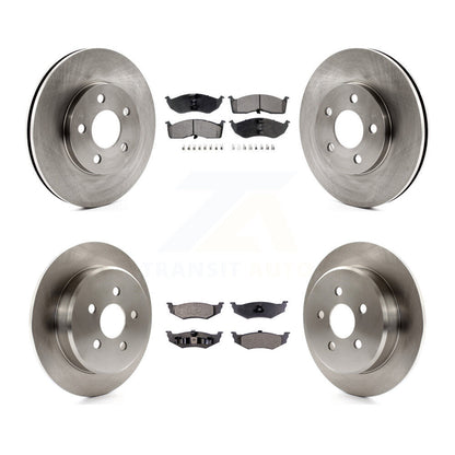 Rotor de frein à disque avant et arrière et Kit de plaquettes en céramique pour Neon Chrysler Dodge Plymout