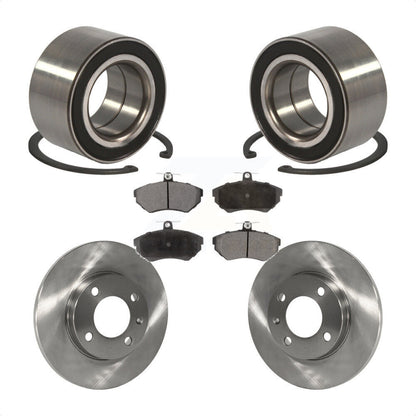Kit de rotors et plaquettes de frein à disque de roulement de roue avant pour Volkswagen Golf 1.9 1996