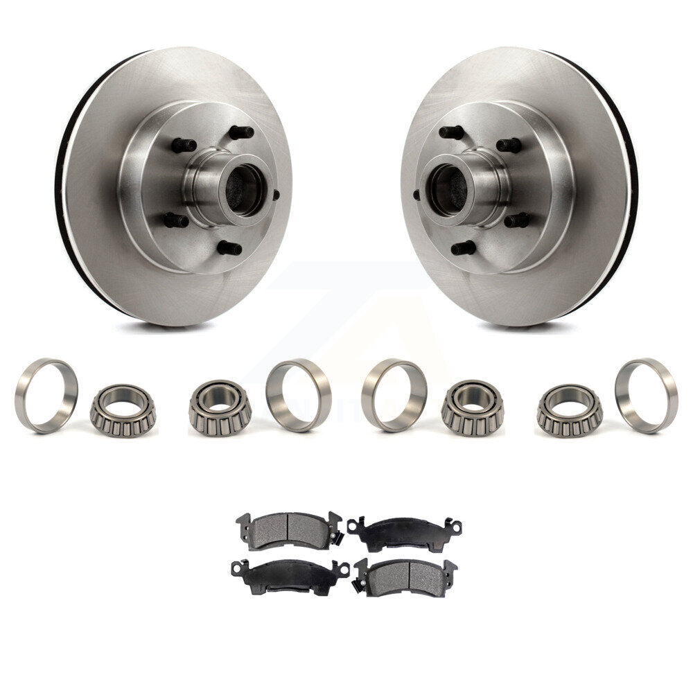 Kit de plaquettes de roulement de course intérieure et extérieure de Rotor de moyeu de frein avant pour GMC Chevrolet